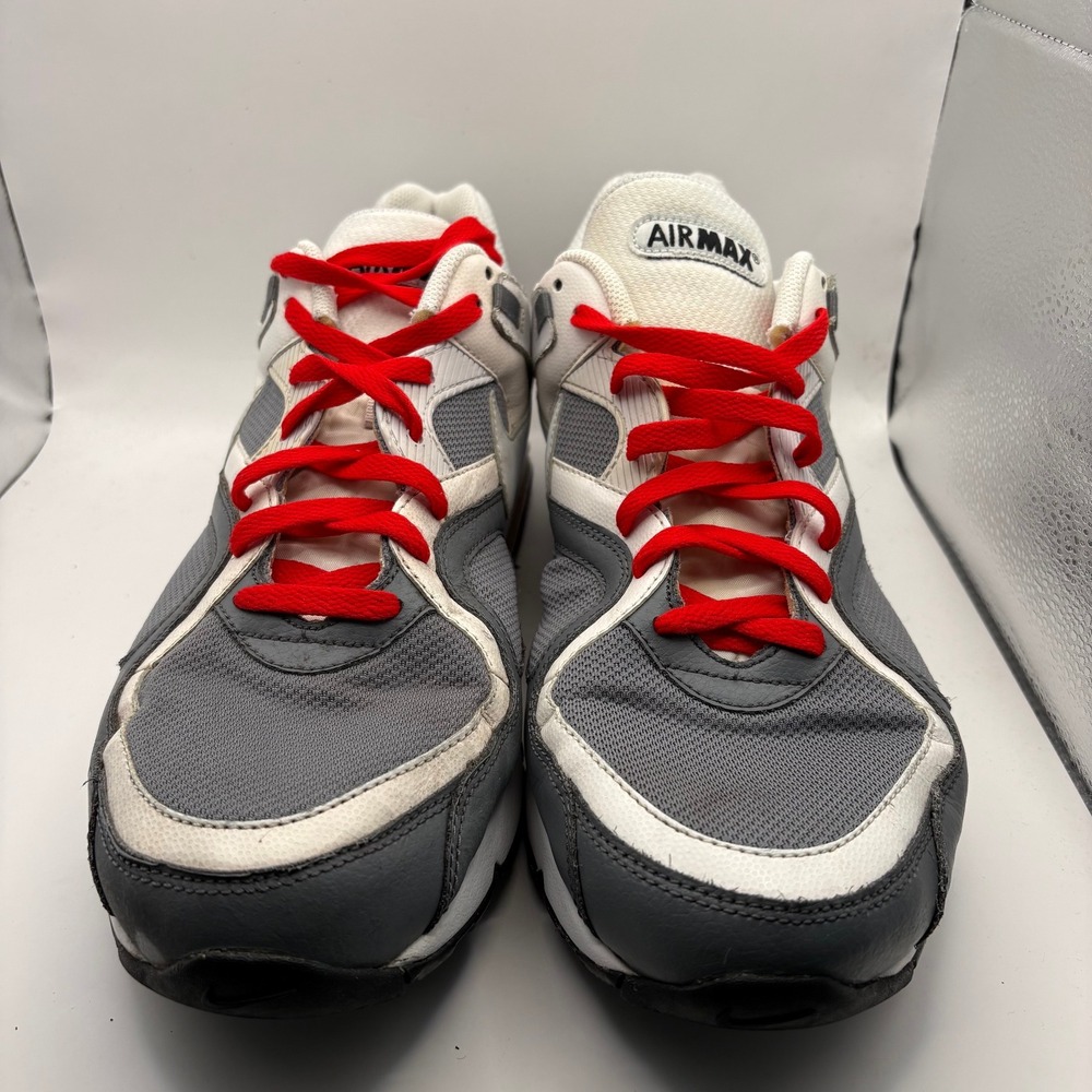 Nike Air Max IVO Mens Wolf Grey White Red Athletic Shoes 631718-101 Size 15